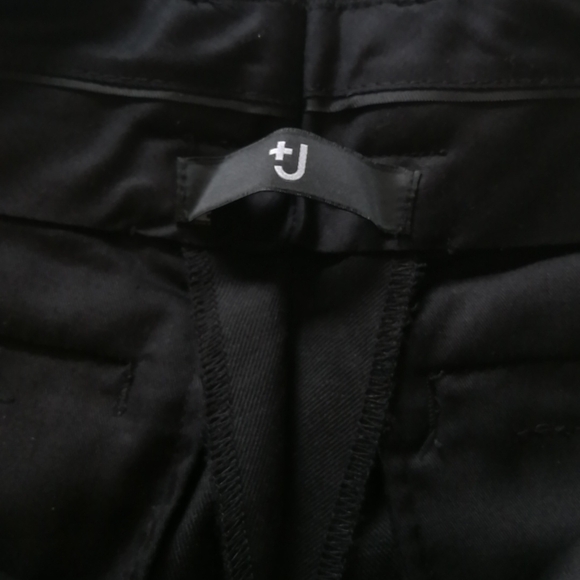 Elegant Black Straight Leg Women's Pants - Picture 4 of 10